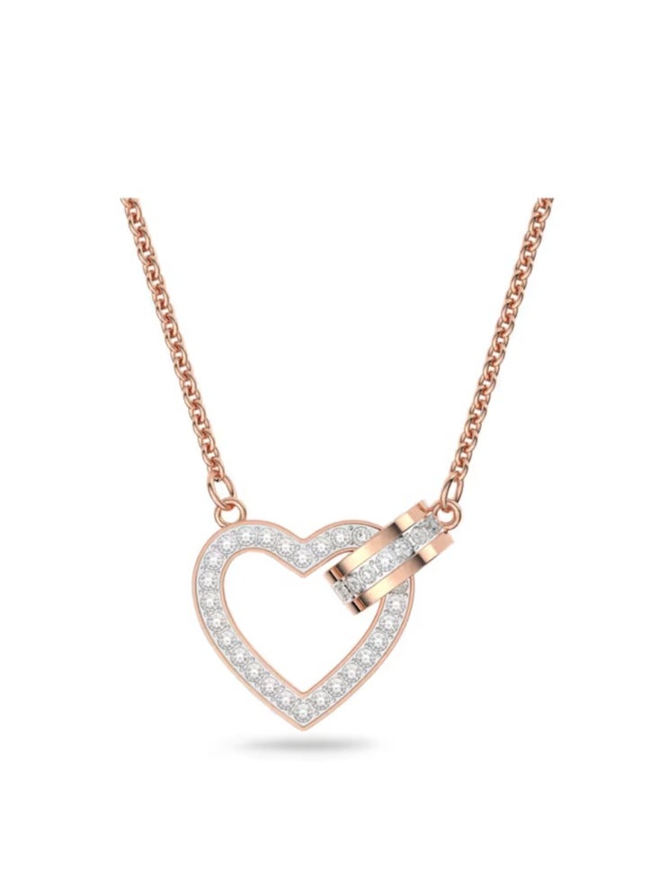 Lovely necklace Heart shaped, white, rose gold plated tone 5636445 38-43 cm - pzsku/Z6E8C640E2F0559348590Z/45/_/1734070772/07f341cc-f2b7-4cb2-81eb-35348ae5c4e0