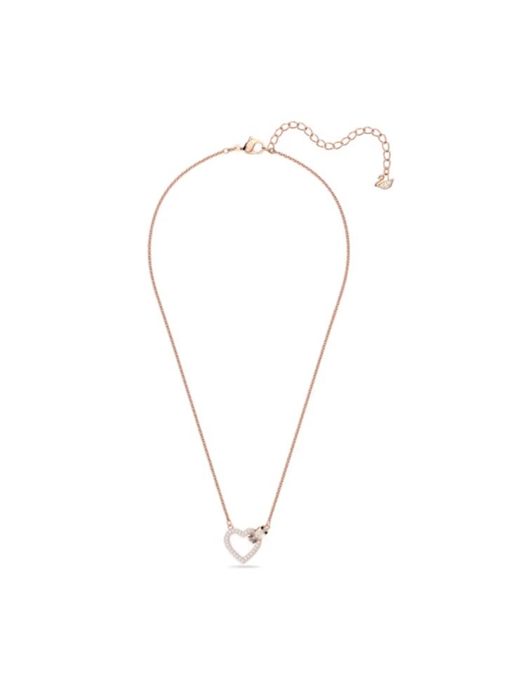 Lovely necklace Heart shaped, white, rose gold plated tone 5636445 38-43 cm - pzsku/Z6E8C640E2F0559348590Z/45/_/1734070774/e7710418-ec1b-4ee3-95f3-11b4a67009c1