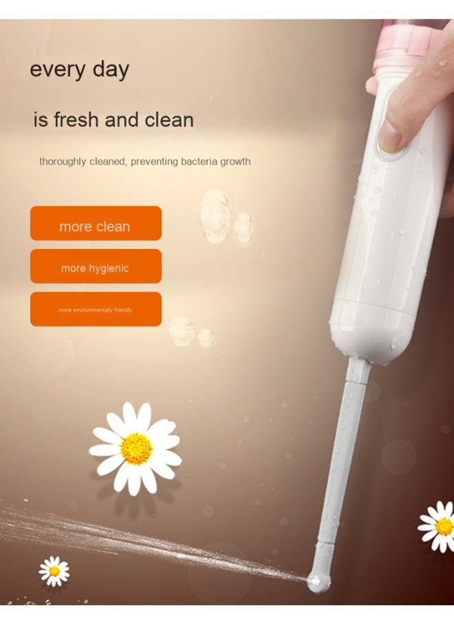 NIBEMINENT Portable Bidet for Travel, Mini Foldable Handheld, 2 Pressure Options, Electric Sprayer Toilet for Personal Hygiene Cleaning/Soothing  - Image 5