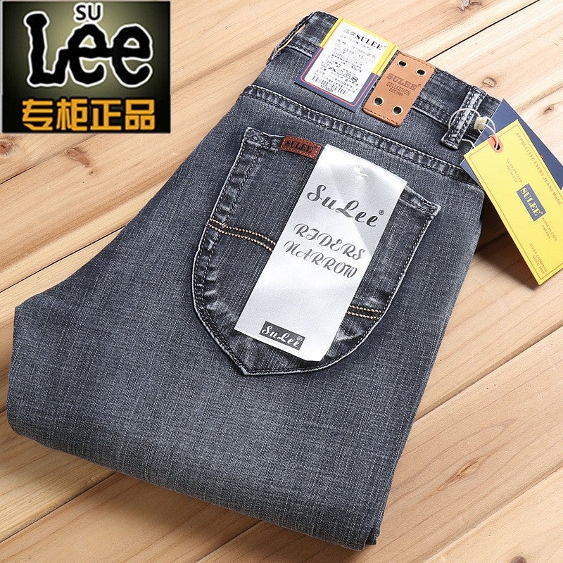 Generic SULEE Jeans Mens Straight Tube Loose Summer 2025 New Mens Summer Thin Breathable Long Pants su3758 
