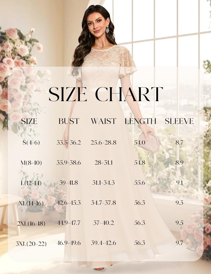 DRESSTELLS Mother of the Bride Dresses, 2026 Spring Formal Wedding Guest Bridesmaid Cocktail Prom Party Gala Evening Gowns Maxi Dress for Bridesmaid, Gold Champagne S - Image 5