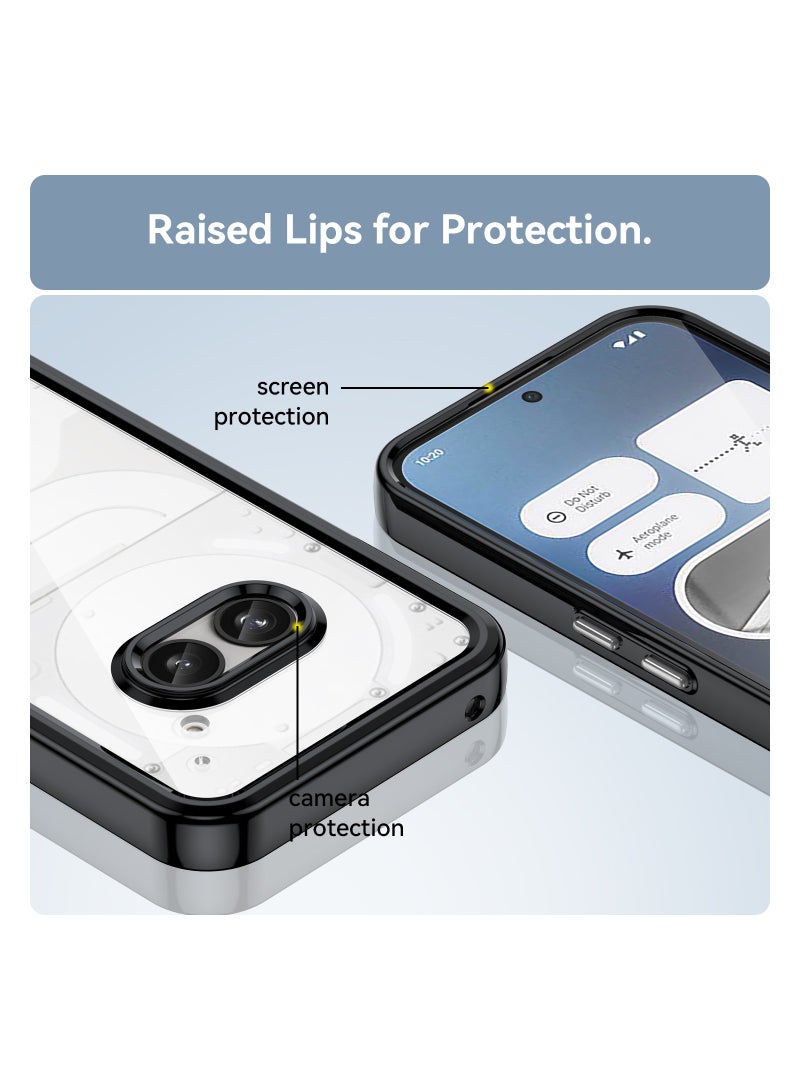 Fankalo حافظة هاتف لـ Nothing Phone 2a غطاء حماية ممتص للصدمات مصنوع من مادة TPU الناعمة والمضادة للصدمات - Image 5