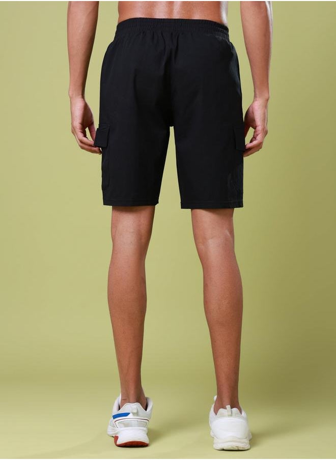 Technosport Technosport Solid Slim Fit Shorts with Drawstring  - Image 5