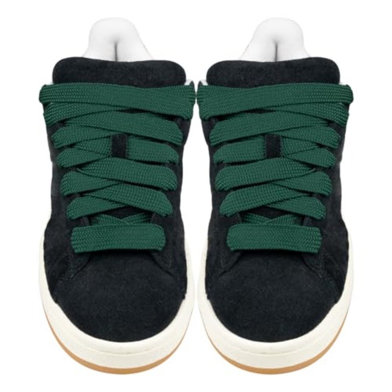 NOON2 أزواج من أربطة الأحذية السميكة لـ Adidas Campus 00s، أربطة أحذية ضخمة مسطحة بسمك 16 مم، أربطة بديلة لأحذية Sneaker444 - Image 5