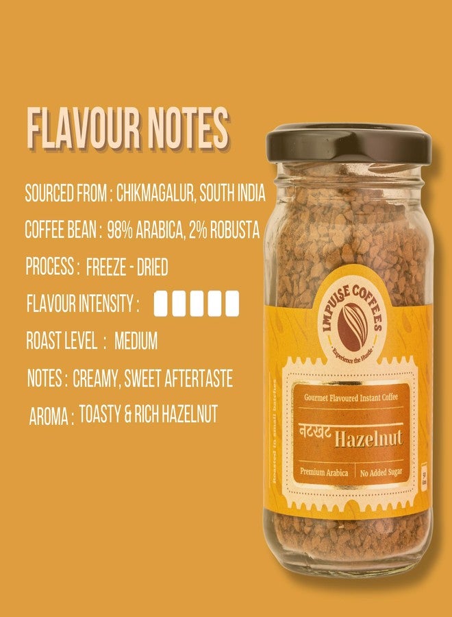 Impulse Coffees Pack of 2 Berilicious Duo Strawberry & Hazelnut Combo | Instant Coffee Premix with Hazelnut Coffee Powder & Strawberry Flavour | Instant Coffee Powder | Ideal Coffee Solution |50g Each - Image 4
