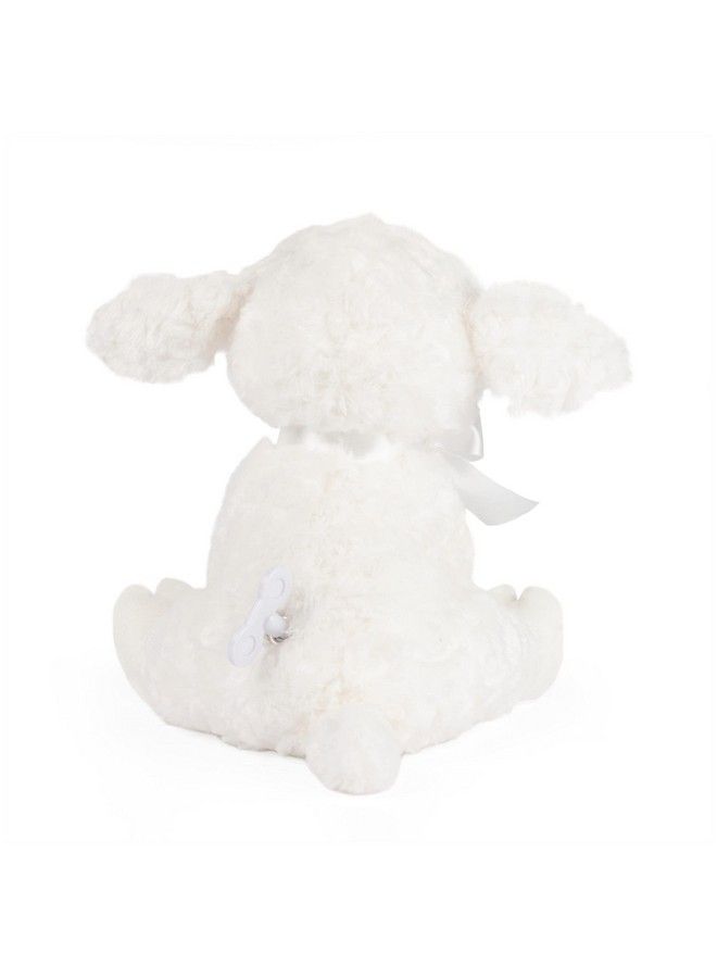 GUND Baby Lena Lamb Keywind Musical Plush Plays Brahms’ Lullaby Stuffed Animal Sensory Toy For Babies 10 Months & Up White 10” - Image 5