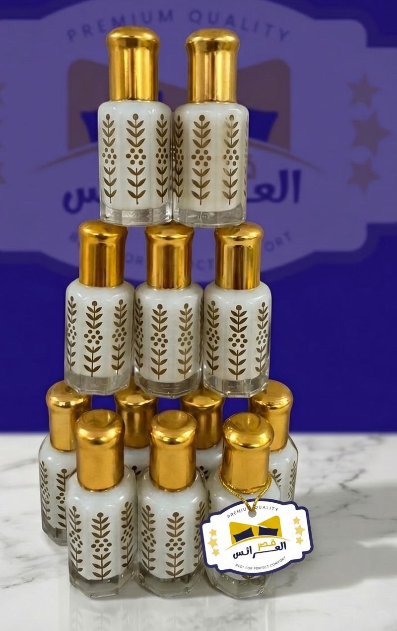 مسك ابيض 12 مل 10 عبوات