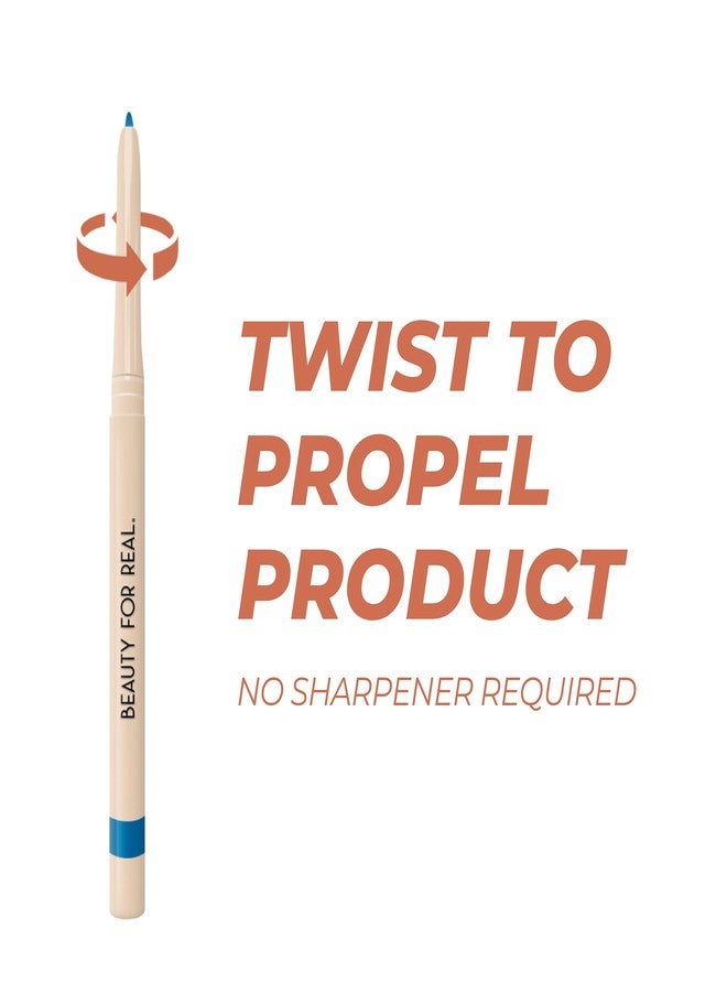 Beauty For Real I-Line 24-7 Eyeliner, Peacock - Rich, Brilliant Blue - Long-Wearing, Waterproof Gel Formula - Safe for Sensitive Eyes & Contact Lens Wearers - 0.01 oz - Image 5