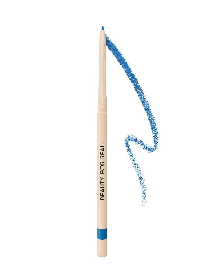 Beauty For Real I-Line 24-7 Eyeliner, Peacock - Rich, Brilliant Blue - Long-Wearing, Waterproof Gel Formula - Safe for Sensitive Eyes & Contact Lens Wearers - 0.01 oz - Image 1