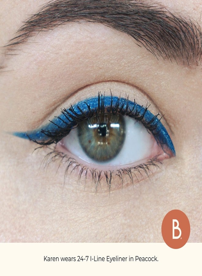 Beauty For Real I-Line 24-7 Eyeliner, Peacock - Rich, Brilliant Blue - Long-Wearing, Waterproof Gel Formula - Safe for Sensitive Eyes & Contact Lens Wearers - 0.01 oz - Image 4