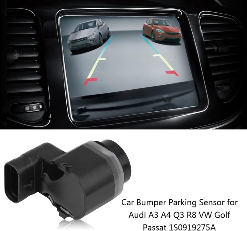 Haofy Parking Assist Sensor 3 Pin PDC Replacement 1S0919275A Ultrasonic Detection 30cm to 150cm Range, Buzzer Alert for Reverse Collision Avoidance - Image 2