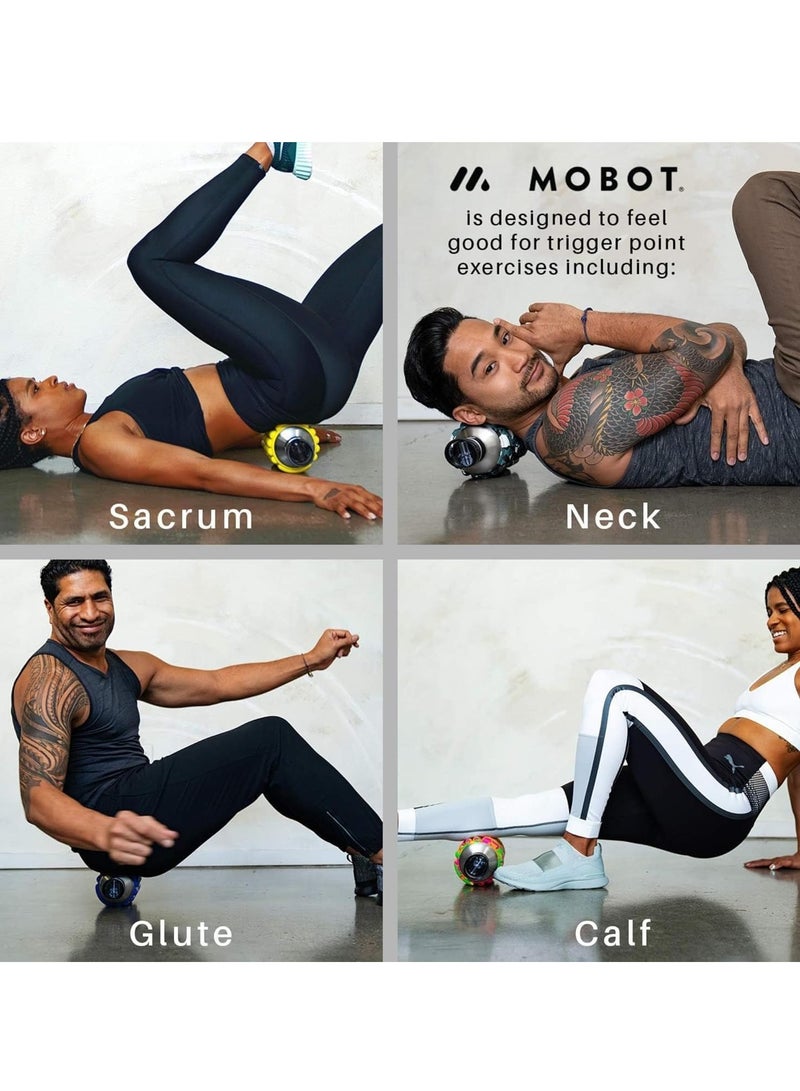 MOBOT Portable Travel Foam Roller Water Bottle with Sip Straw, Stainless Steel Screw Lid | Insulated Sports Water Bottle and Foam Rollers for Yoga, Workout, Home Gym, & Exercise 798.4ml (Marine) - Image 2