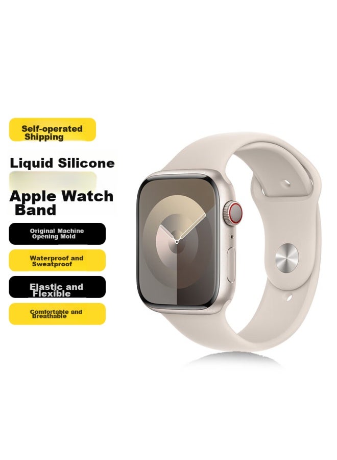WITGOER Witgoer Watch Band [brand Direct Operation], Compatible With Apple Watch, Suitable For Apple Watch S10/9/8/7, Sports Silicone, Iwatch/6/se/ultra2, Non-magnetic, For Men And Women - Image 1