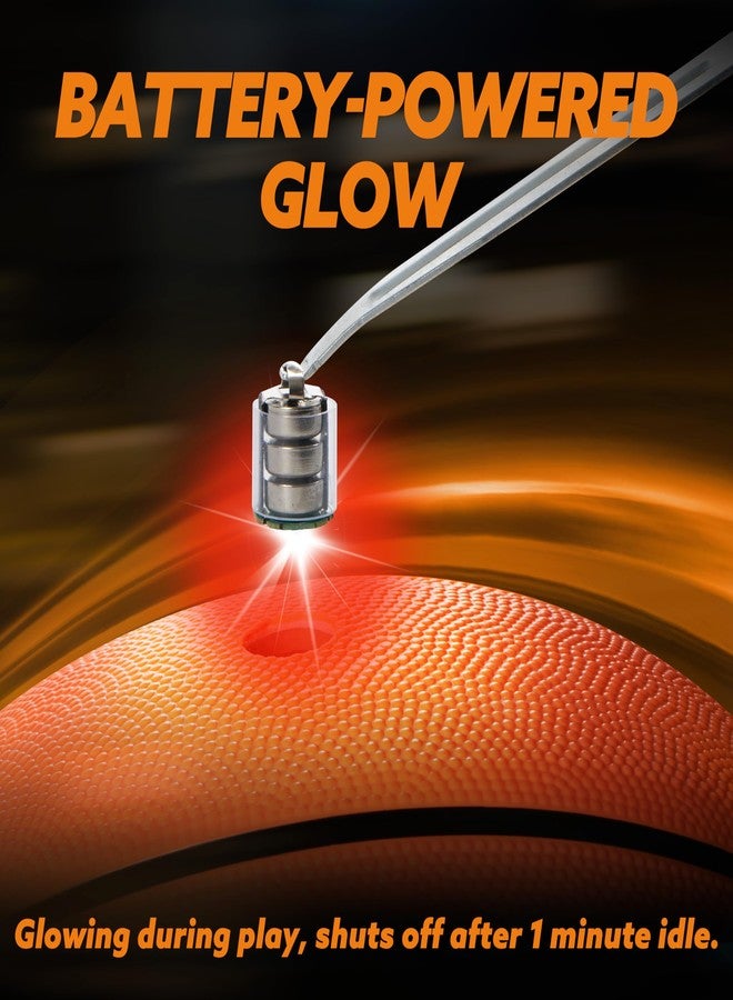 SYNCFUN Glow in The Dark Basketball Size 7, Light Up Basketball for Night Games, Cool Birthday Gift for Boys Age 7-12, Teen Outdoor Sports Toy Halloween - Image 3