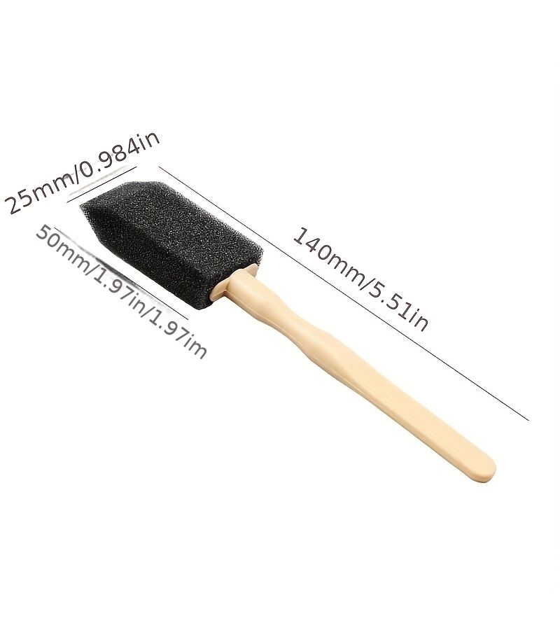 2pcs Car Air Conditioner Cleaning Brushes Soft Bristles Plastic Handle For Cleaning Corners And Crevices High Cleaning Efficiency - Image 2
