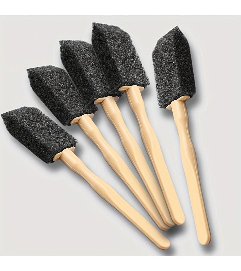 2pcs Car Air Conditioner Cleaning Brushes Soft Bristles Plastic Handle For Cleaning Corners And Crevices High Cleaning Efficiency - Image 4