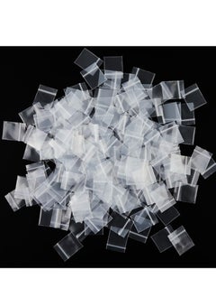 1000 Pcs 1 x 1 Ziplock Bag Clear Reclosable Zipper Plastic Bags, Durable Small Thick Clear Bags, Suitable for Daily Vitamin, Jewelry, Candy