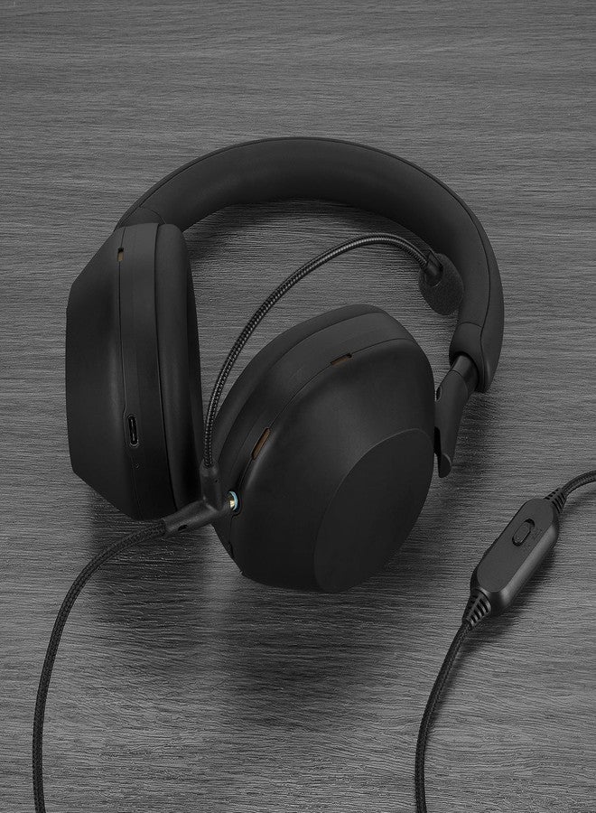 جيكريا كابل سماعات رأس Geekria Boom Mic متوافق مع Sony WH-1000XM6/1000XM5/1000XM4، WH-XB920N، ULT WEAR، سلك بديل بمقبس 3.5 ملم مع ميكروفون ذراع للألعاب والاجتماعات (5.6 قدم) - Image 5