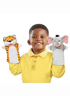 Safari Buddies Hand Puppets Set Of 6 (Elephant Tiger Parrot Giraffe Monkey Zebra) - pzsku/Z6E8CFBDD12609DF668D8Z/45/_/1652699296/a333a12d-bf1b-4ae0-96a0-ad5efbd5a6a0