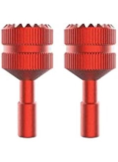 Generic Mini 3 Pro Controller Stick for DJI RC, 2 pcs Aluminum Alloy Remote Stick/Joystick/Stick Replacement Parts (Red)(red)  - Image 1
