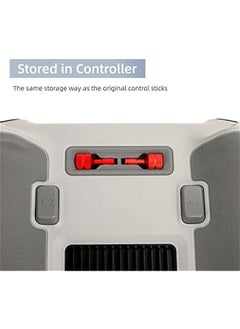 Generic Mini 3 Pro Controller Stick for DJI RC, 2 pcs Aluminum Alloy Remote Stick/Joystick/Stick Replacement Parts (Red)(red)  - Image 3