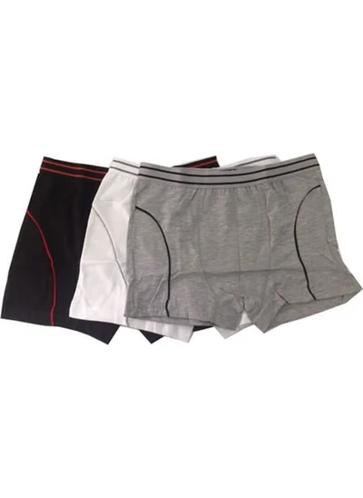توتكو 3-Pack Lycra Boy Boxer with Piping