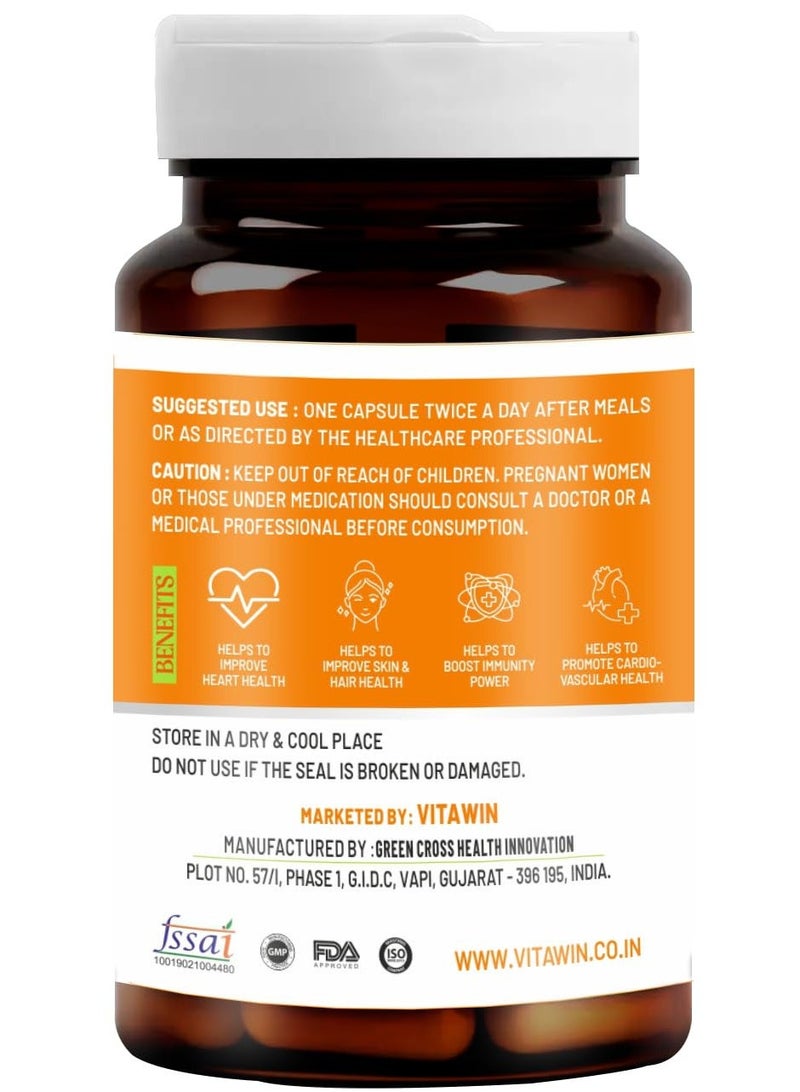 Vitawin Sea Buckthorn Natural Herbal Nutrition Supplement 60 Capsules - Image 2