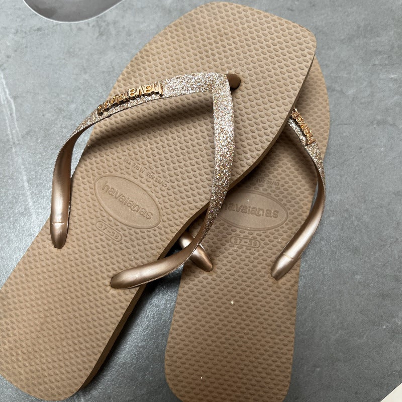 Korean Style Thai Slippers Womens Travel Beach Outer Wear Thick-soled Flip-flops Red Flip-flops Thai Vietnam Wear-resistant Burgundy - Image 3