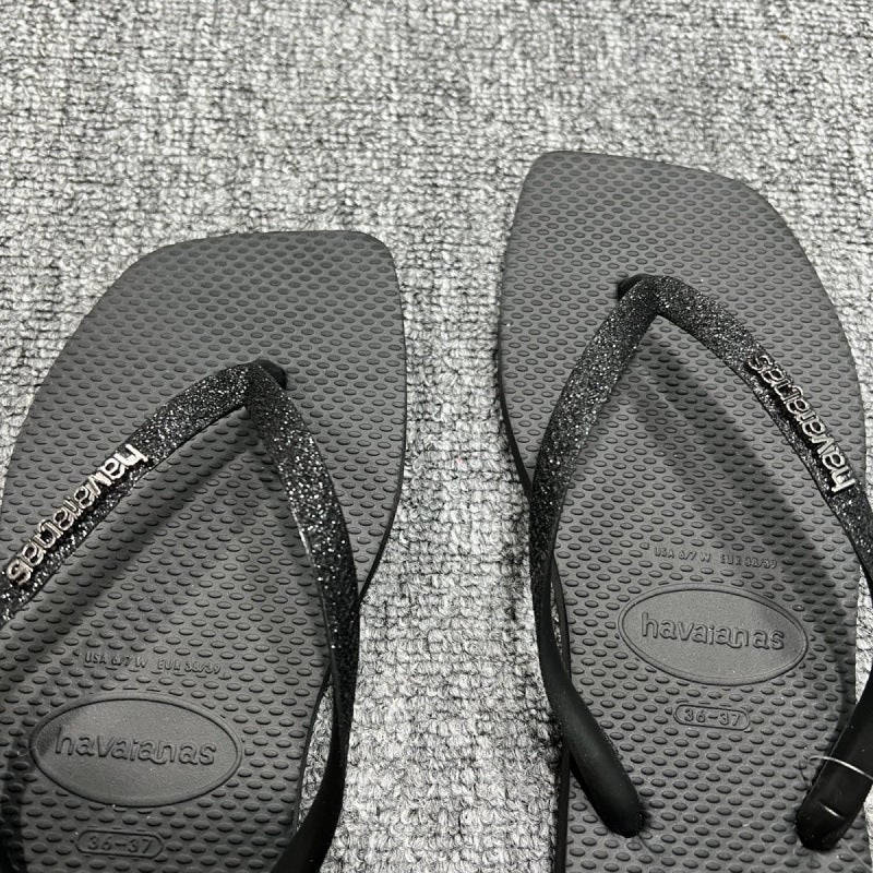 Korean Style Thai Slippers Womens Travel Beach Outer Wear Thick-soled Flip-flops Red Flip-flops Thai Vietnam Wear-resistant Burgundy - Image 2
