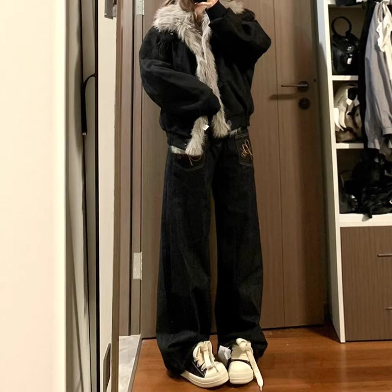 Unisex Casual Daily Denim Jeans - Image 4