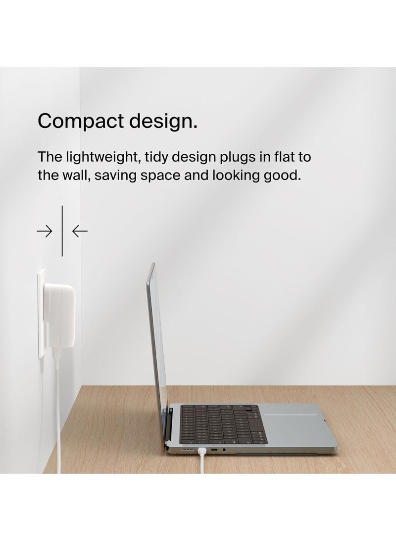 Belkin BoostCharge 3-Port USB-C Wall Charger with PPS 67W, USB-C PD 3.1 Enabled Fast Charging iPhone Charger for iPhone 16 Series, MacBook Pro, AirPods, Galaxy, and more, USB-C to USB-C cable included  - Image 2