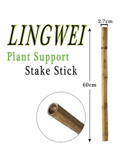 LINGWEI 8 pcs Bamboo Plant Support Stak  - Image 3