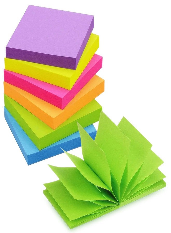 Winner Aura Pop Up Sticky Notes 3x3 inch Bright Colors Self-Stick Pads 24 Pads/Pack 70 Sheets/Pad Total 1680 Sheets - Image 2