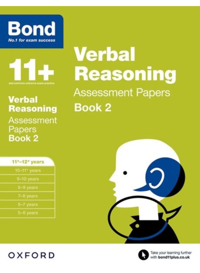 Bond 11 Verbal Reasoning Assessment Papers 11 12 years Book 2 - Paperback