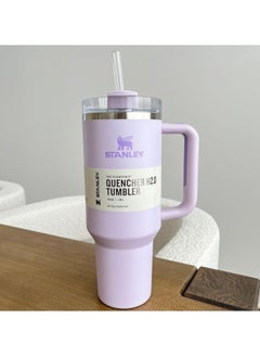 Stanley Stanley Quencher H2.0 Flowstat Vacuum Insulated Stainless Steel Tumbler with Lid and Straw for Water, Iced Tea, Coffee, Smoothies and More, 1.18 L, Purple  - Image 2