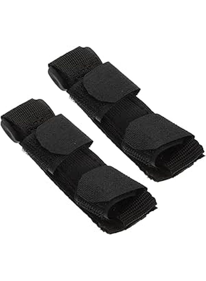 2 Pcs Adaptive Eating Utensils Holder Hand Strap For Disabled Elderly Users - Image 1