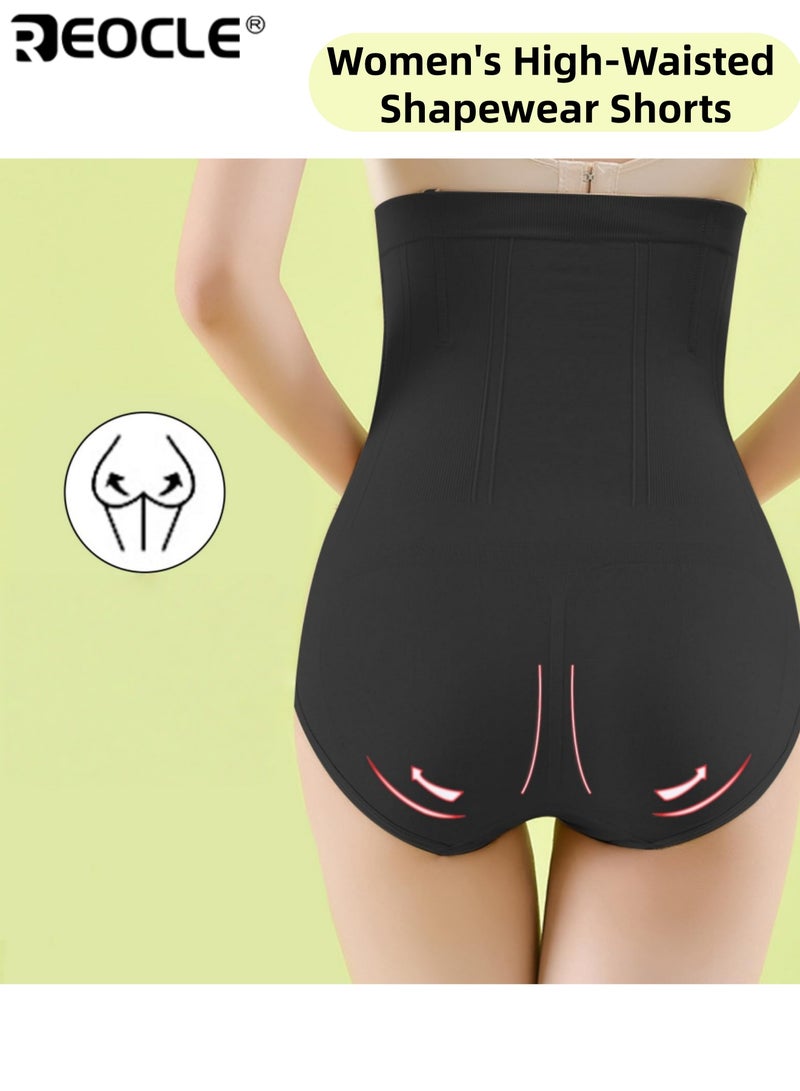 REOCLE Women's High-Waisted Shapewear Shorts with Tummy Control& Waist Trainer Slimming Body Shaper for Women Comfortable for Daily Wear & Special Occasions - Image 1