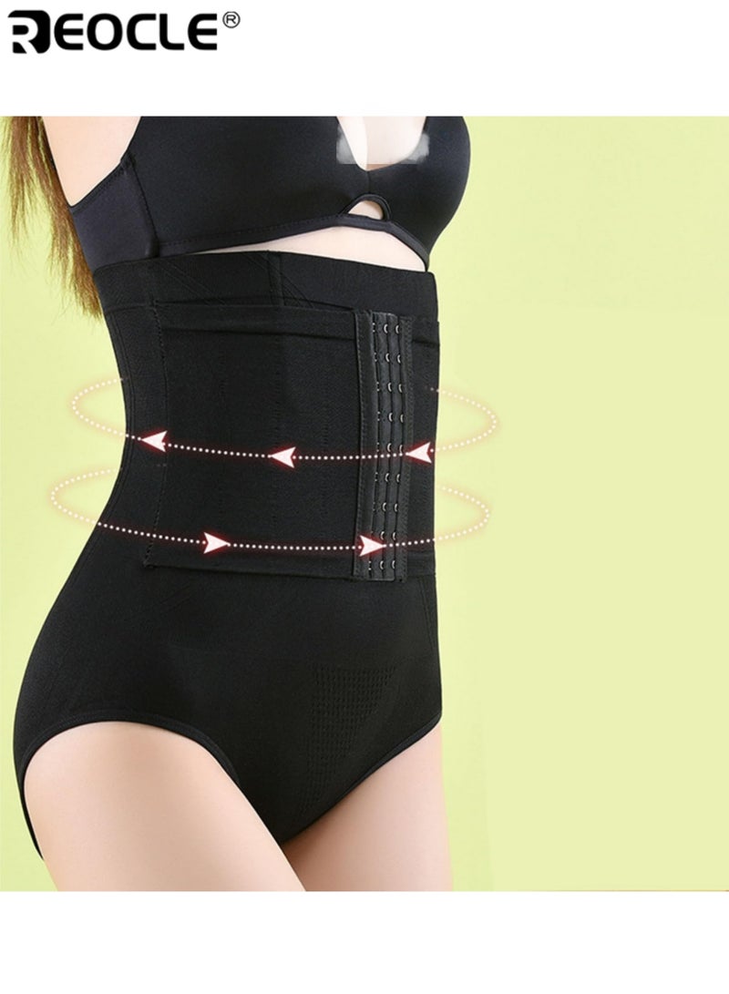 REOCLE Women's High-Waisted Shapewear Shorts with Tummy Control& Waist Trainer Slimming Body Shaper for Women Comfortable for Daily Wear & Special Occasions - Image 5