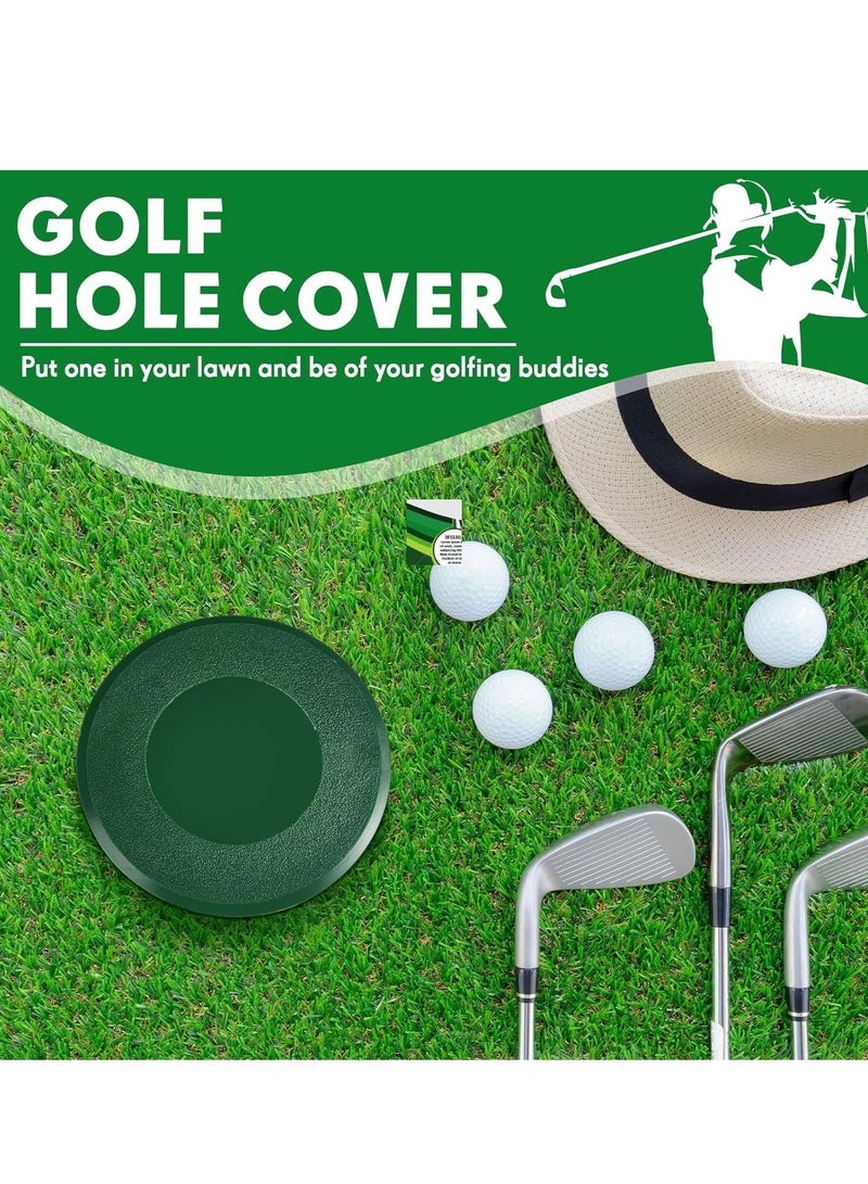 SOLARAE Golf Cup Cover Golf Hole Putting Green Cup Golf Practice Training Aids Hole Covers for Yard Garden Backyard Game Ball Outdoor Activities - Image 4