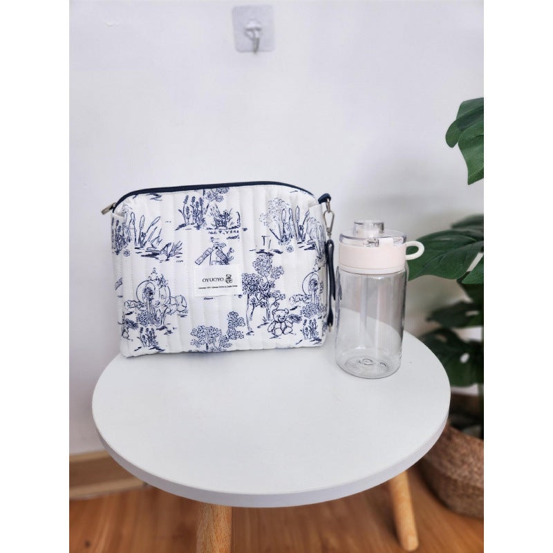 Korean Ins New Printed Baby Stroller Hanging Bag Diaper Bag Lightweight Mommy Bag Home Storage Bag - Image 5
