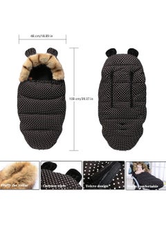 Universal Pushchair Pram Footmuffs, Stroller Footmuff Baby Bunting Bags, Winter Thicken Warm Pram Footmuffs, Weatherproof Sleeping Bag for Strollers, Pushchairs, Prams, Car Seat, 0-2 Years - pzsku/Z6E8D7DA1B4BFDAFA3571Z/45/_/1699087963/774a0f64-171f-4670-a873-36d1feef7d4e