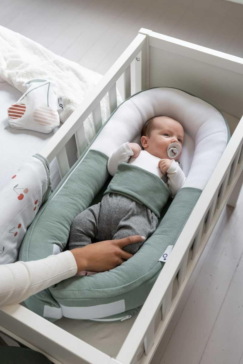Doomoo Cocoon Tetra Jersey Green Baby Nest - Image 3