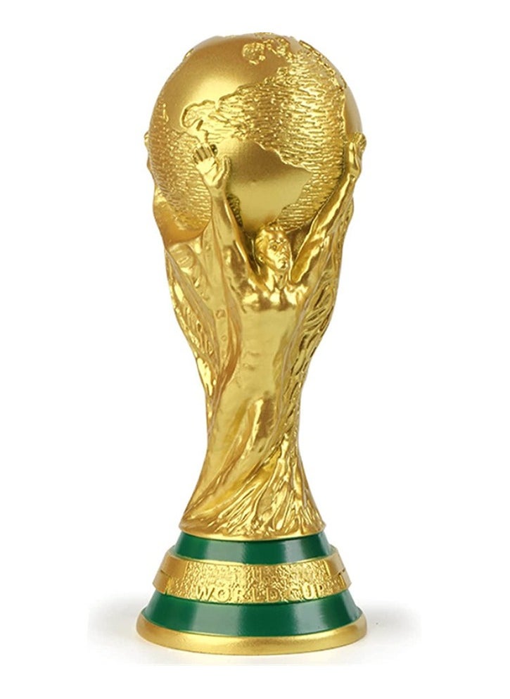 Golden plastic Football Trophy Champion Gold Trophy World Cup Fans Football Competition