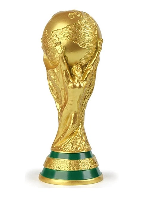 Golden plastic Football Trophy Champion Gold Trophy World Cup Fans Football Competition