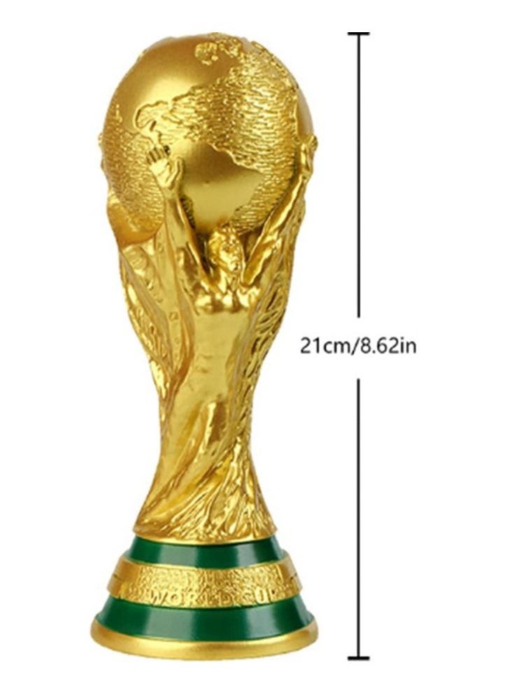 Rock Pow Golden plastic Football Trophy Champion Gold Trophy World Cup Fans Football Competition  - Image 2