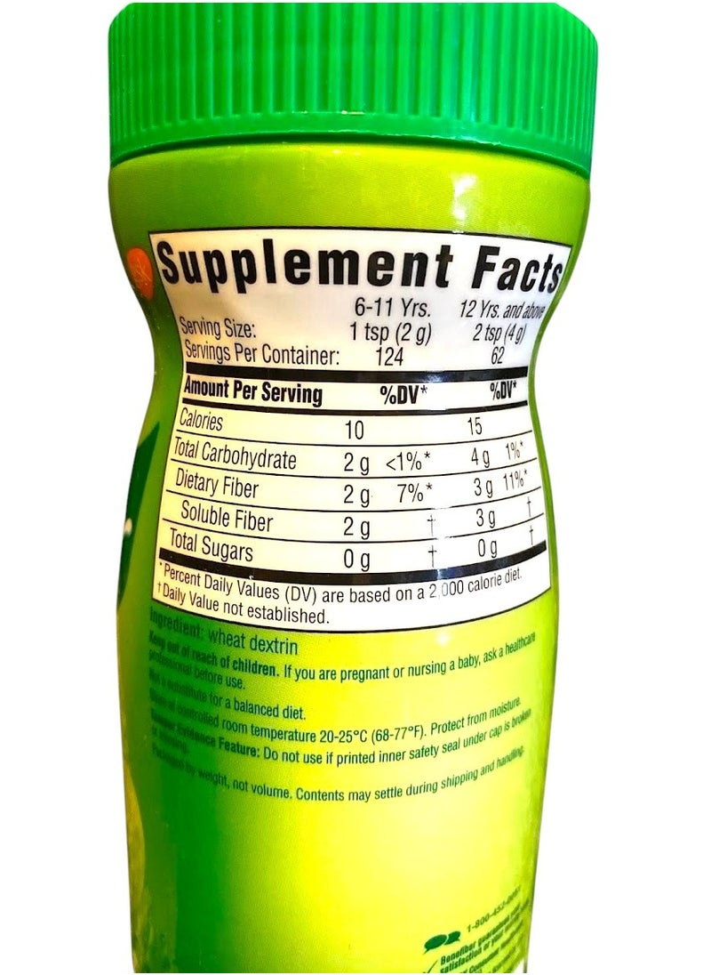Benefiber Prebiotic Fiber Supplement Powder, 8.7 Oz (62 Servings)  - Image 2