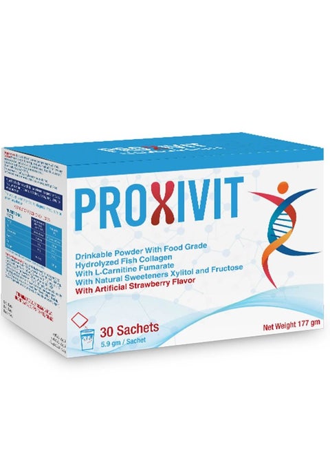 Proxivit - collagen, L- carnitine with multivitamin - 30 sachet