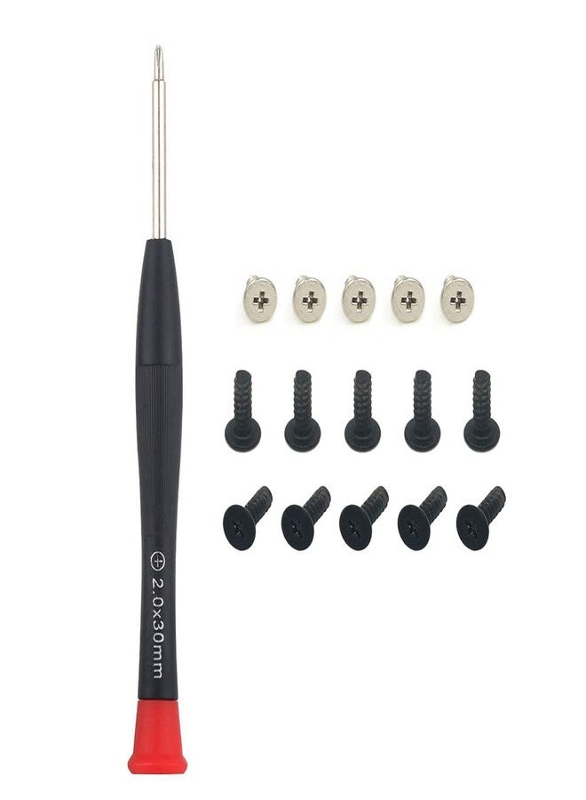 Louishy Replacement #00 Cross Head Screws Set with PH00 Phillips Screwdriver for PS4 Controller Repair Tools - Image 1