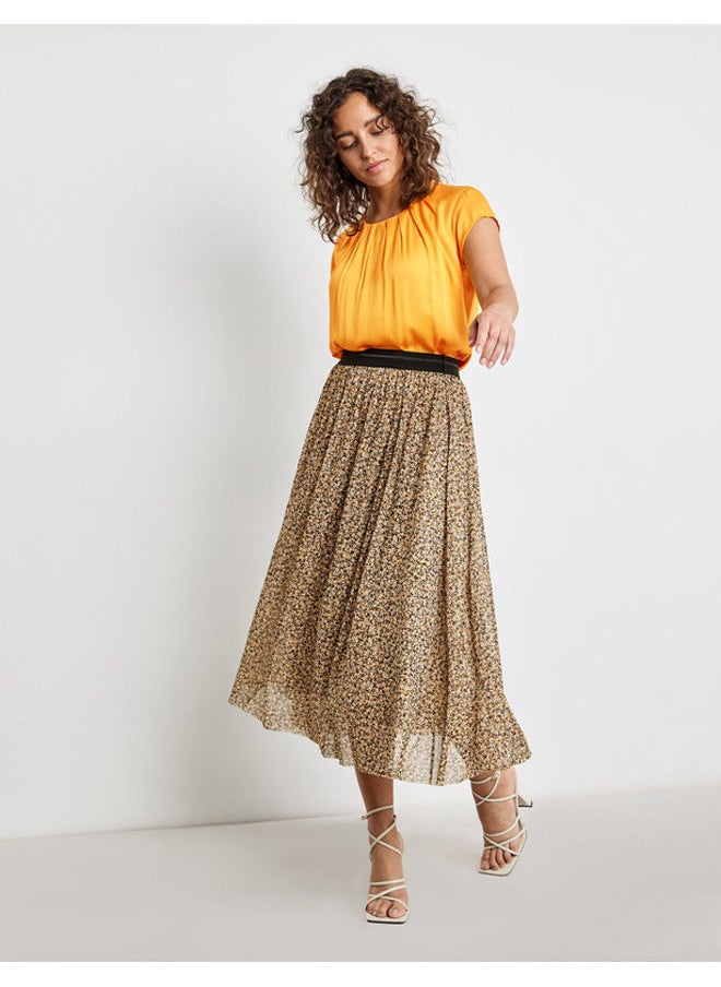 GERRY WEBER - A-line skirt with a minimalist print - Image 1