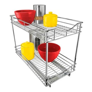 LYNK PROFESSIONAL Pull Out Cabinet Organizer  11 x 18  Slide Out Drawer for Kitchen Cabinets  Sliding Pantry Shelves  Roll Out Shelf for Pots Pans Lifetime Ltd Warranty  2 Tier - pzsku/Z6E8DD062A15C45AA9DEFZ/45/1749490823/ae27eb5d-c479-49ca-9146-33b1645437b0